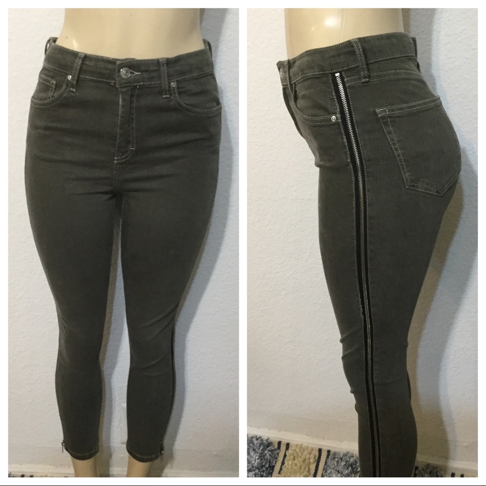 TOPSHOP Moto Jamie High Rise Skinny Sz 30